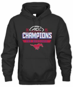 SMU Mustangs ACC Football Conference Winner 2025 Hoodie