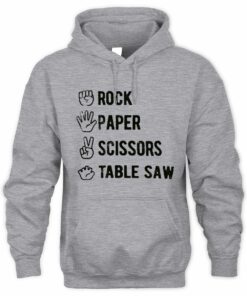 Walmart Rock Paper Scissors Mens Funny Grey Official Hoodie