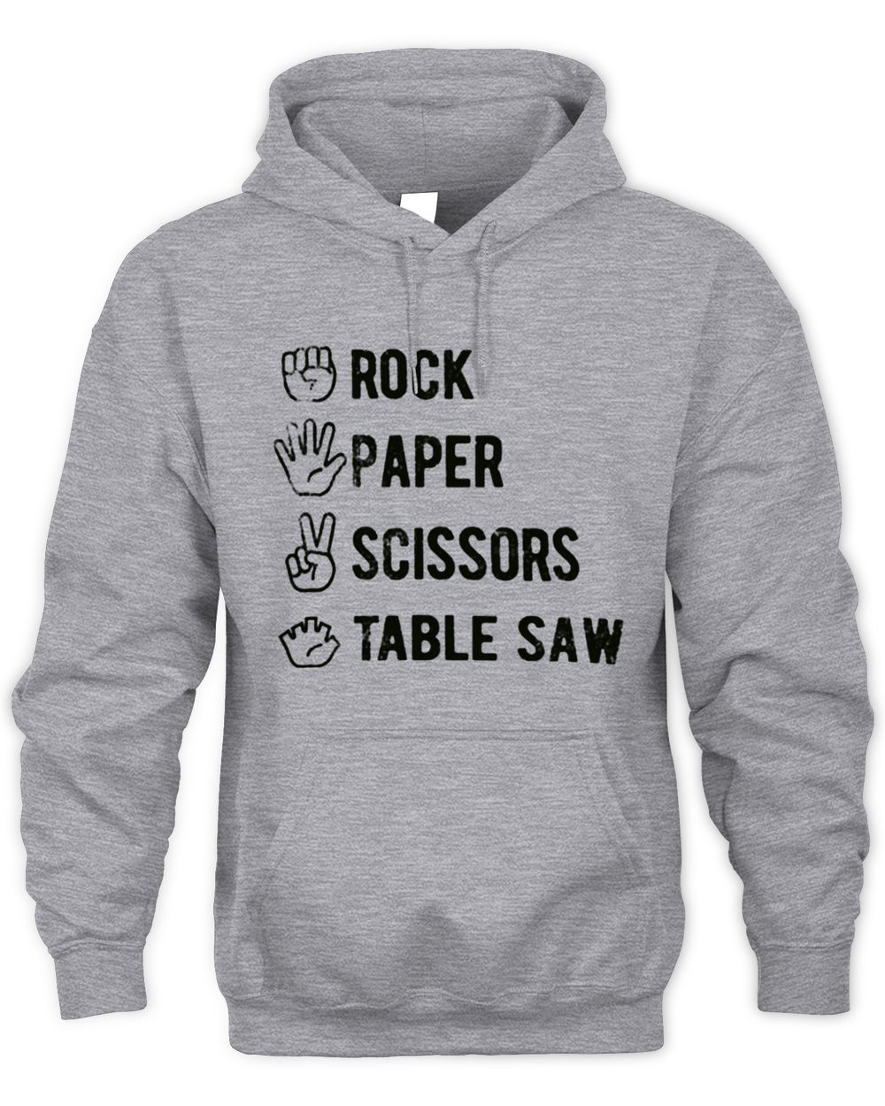 Walmart Rock Paper Scissors Mens Funny Grey Official Hoodie