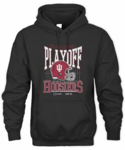 Indiana Hoosiers CFP 12 Team AnnouncementBlack Hoodie