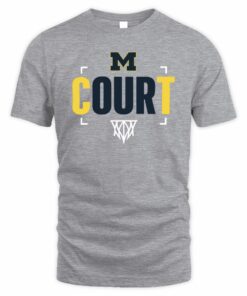Michigan Wolverines Basketball Team College Hoops Tee