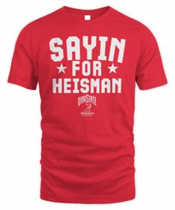 Ohio State Buckeyes Football Julian Sayin For Heisman Big Ten T-Shirt