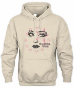 Chappell Roan Store Star Face Hoodie