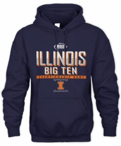 Illinois Fighting Illini Football 2025 Big Ten Championship Game Event Hoodie