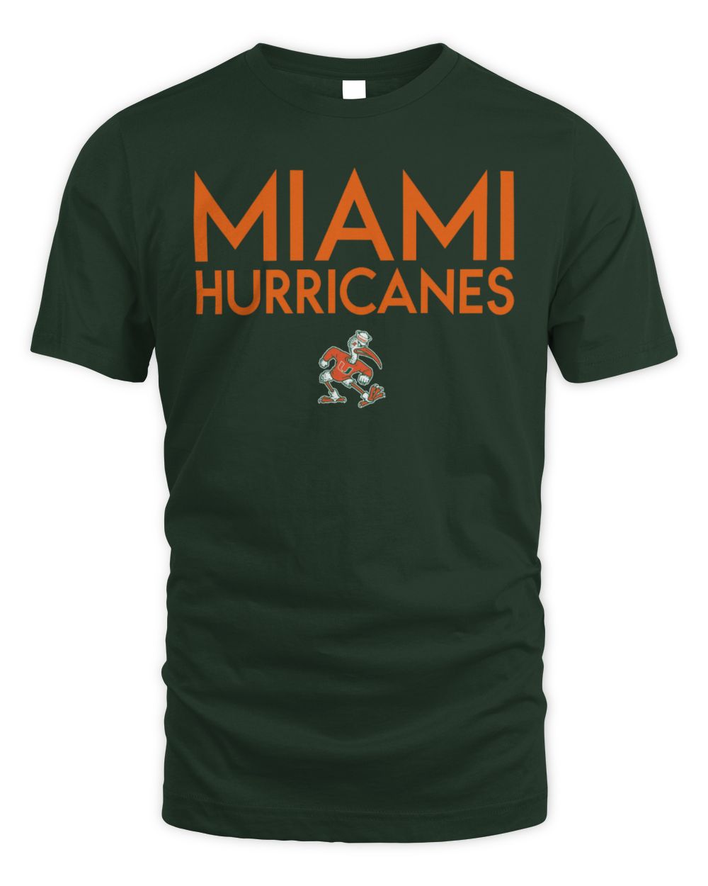Miami Hurricanes Locker Wordmark Green T-Shirt