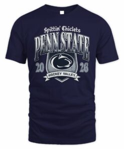 Penn State Hockey x Spittin Chiclets Emblem Tee