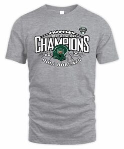 Ohio Bobcats 2025 Mid-American Conference Champions Tee Shirt