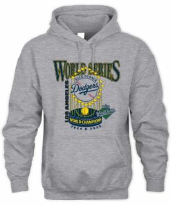 Los Angeles Dodgers 2024 2025 Back To Back World Series Vintage Hoodie
