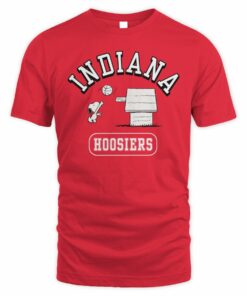 Indiana Hoosiers Basketball Peanuts Snoopy College T-Shirt