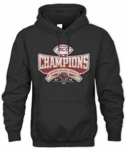 Boston College Eagles Official ACC Football Champions 2025 Fan Hoodie