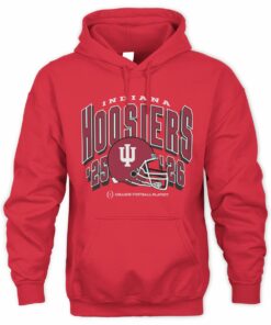 Indiana Hoosiers Crimson Homefield Football 2025 CFP BoundSweatshirt Hoodie