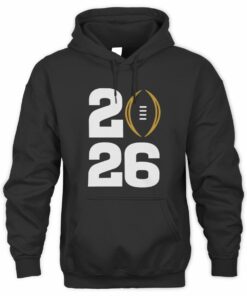 Men's Black 2025-26 College Football Playoff Event Logo Sweatshirt Hoodie