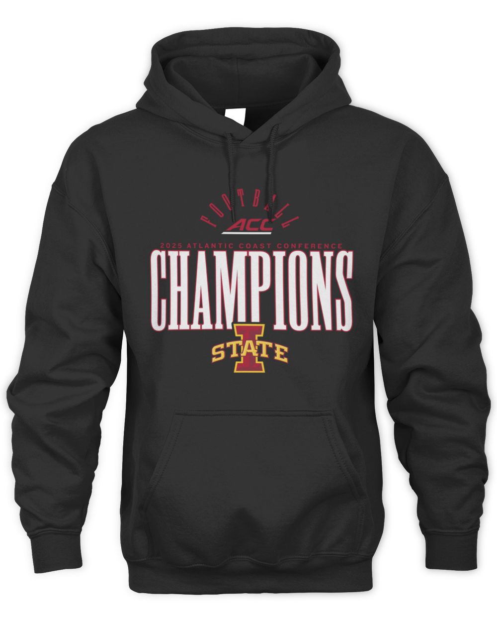Iowa State Cyclones 2025 ACC Football Conference Champions NCAA Hoodie