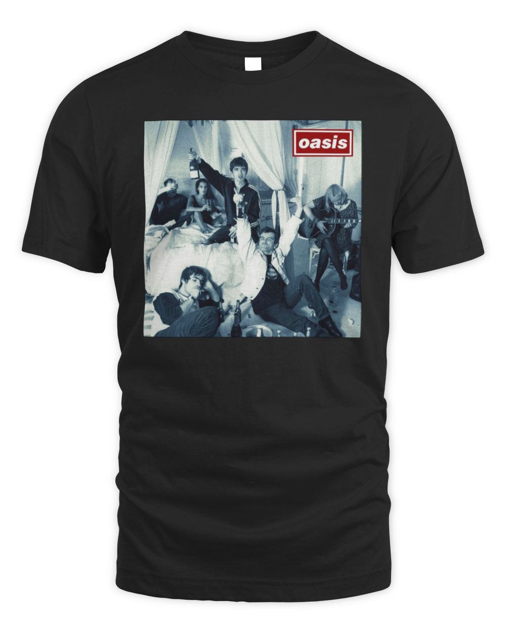 Oasis Shop Cigarettes & Alcohol Vintage Artwork T-Shirt
