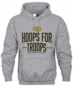 Hoops For Troops Orlando Magic Team Spirit Basketball Hoodie
