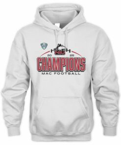 2025 Northern Illinois Huskies MAC Football Champs Official Hoodie