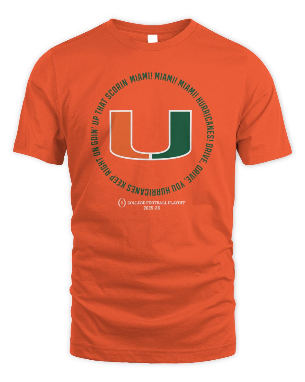 Miami Football 2025 CFP Fight Song T Shirt