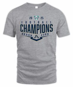 Official Akron Zips 2025 MAC Football Champions Shirt