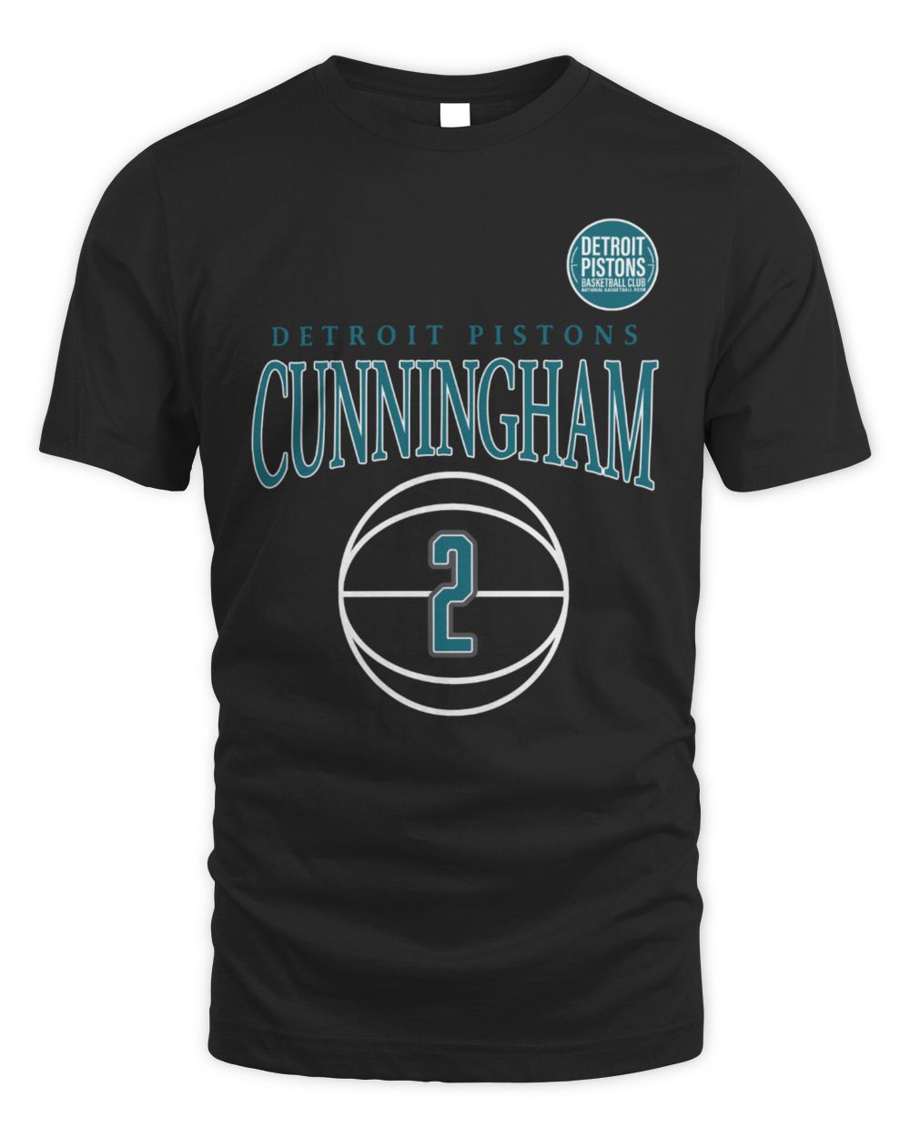Detroit Pistons Cunningham 2 City Edition Name Number T-Shirt
