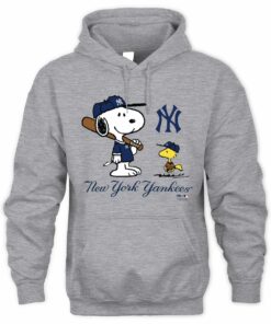 New York Yankees MLB Snoopy Woodstock Crossover Hoodie