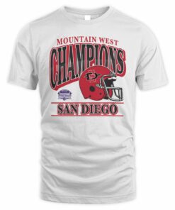 San Diego State Aztecs Helmet 2025 Mountain West Football Champions T-Shirt