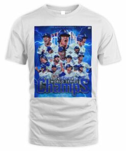 Dodgers Back To Back World Series Champs Lightning Team T-Shirt