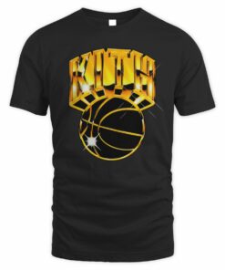 Kith x New York Knicks Gold Vintage To The World T-Shirt