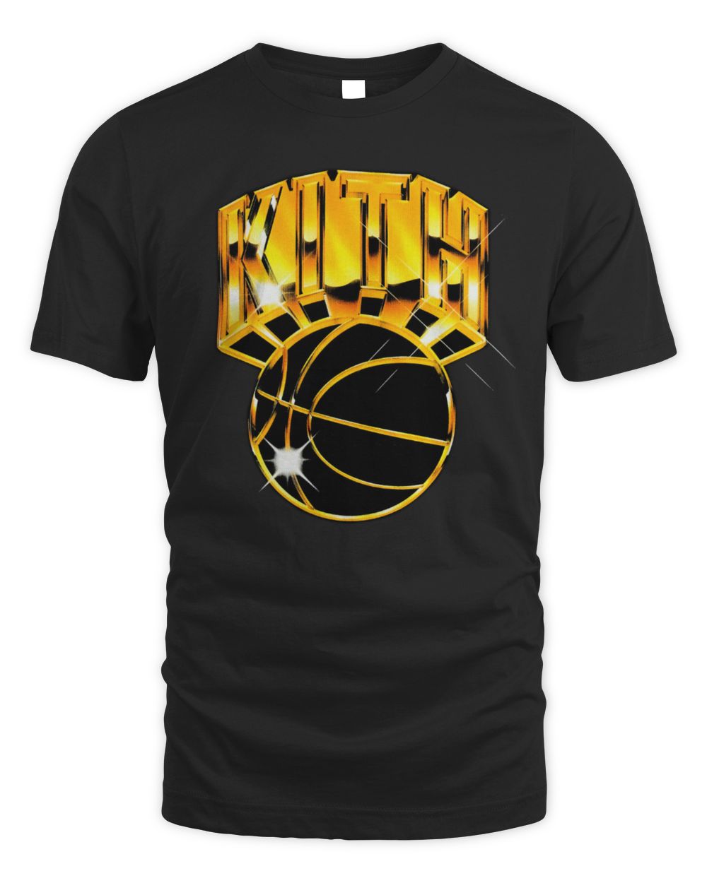 Kith x New York Knicks Gold Vintage To The World T-Shirt