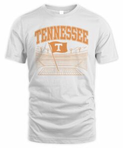 Tennessee Volunteers Stadium Flag Graphic T-Shirt