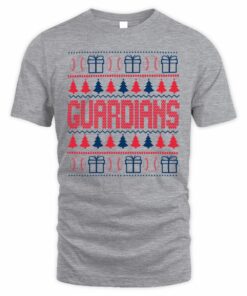Cleveland Guardians Baseball Christmas Ugly Sweater T-Shirt