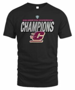 2025 MAC Football Champions Central Michigan Chippewas Fan Tee