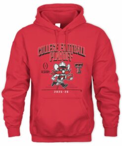 Texas Tech Football 2025 CFP Mascot Official Hoodie