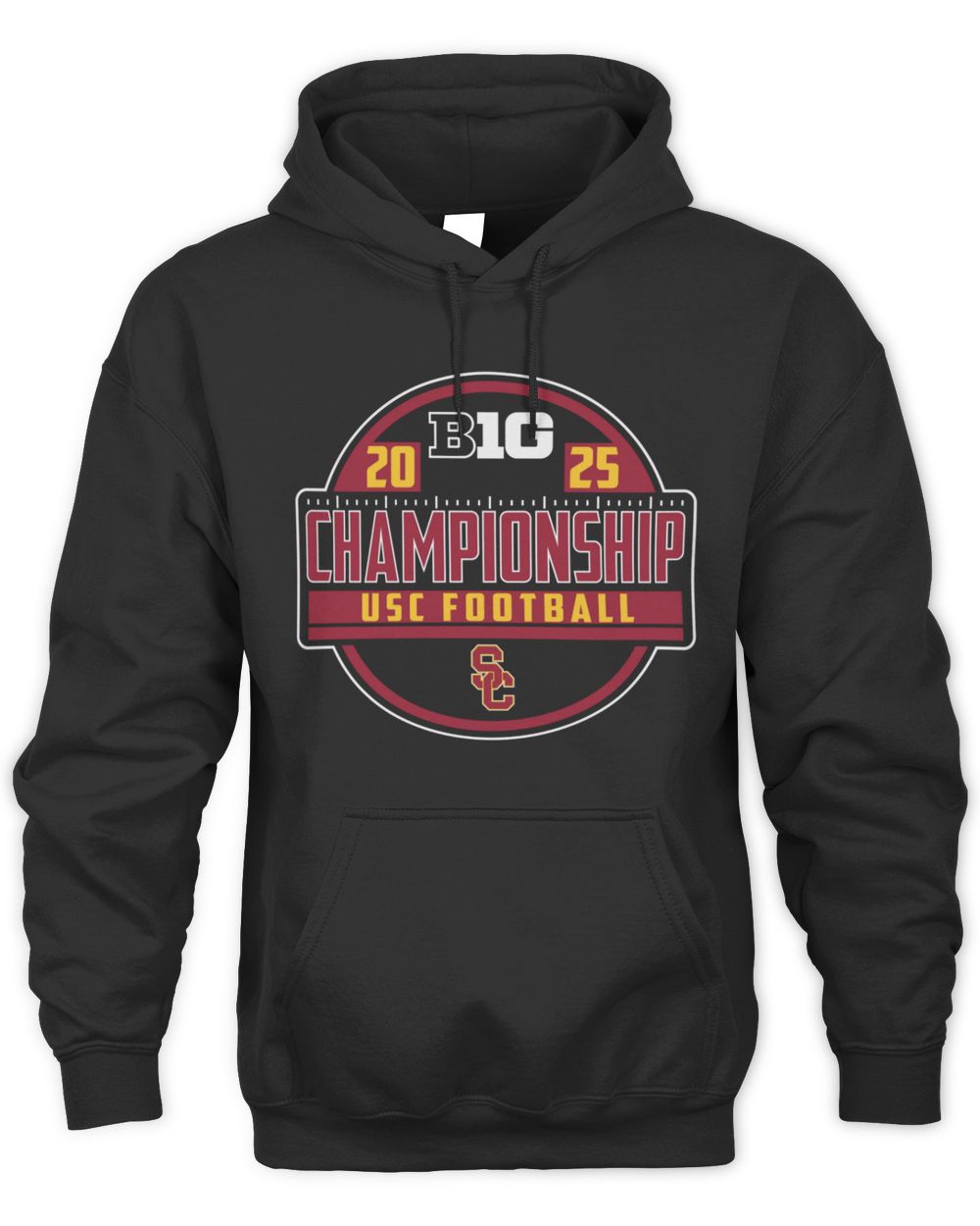 USC Trojans College Football 2025 Big Ten Champion Hoodie