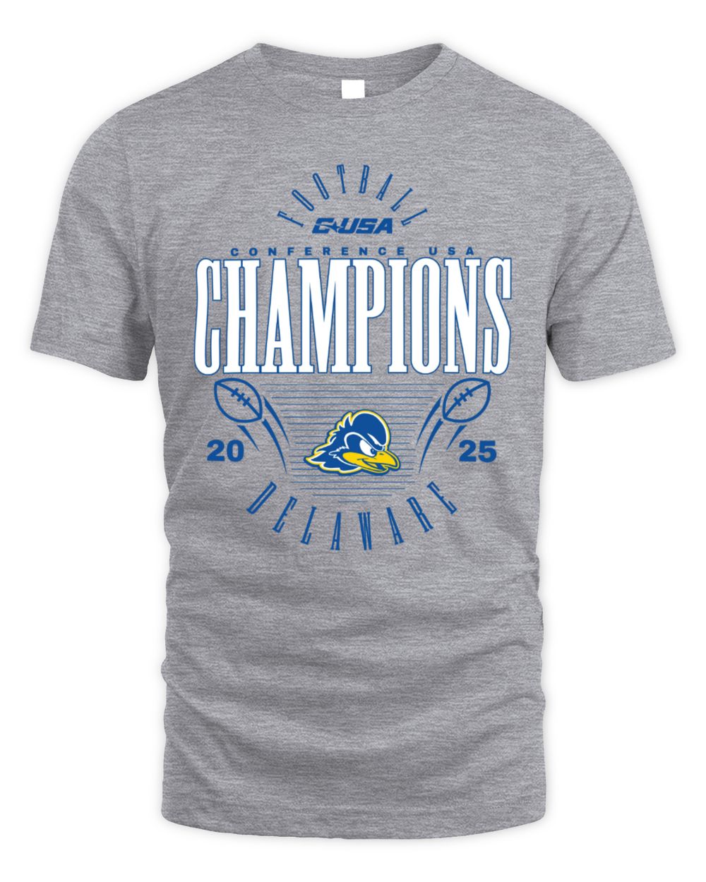 Delaware Blue Hens 2025 C-USA Football Conference Champions T-Shirt