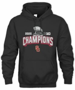 2025 Big Ten Football Champions USC Trojans College Event Hoodie