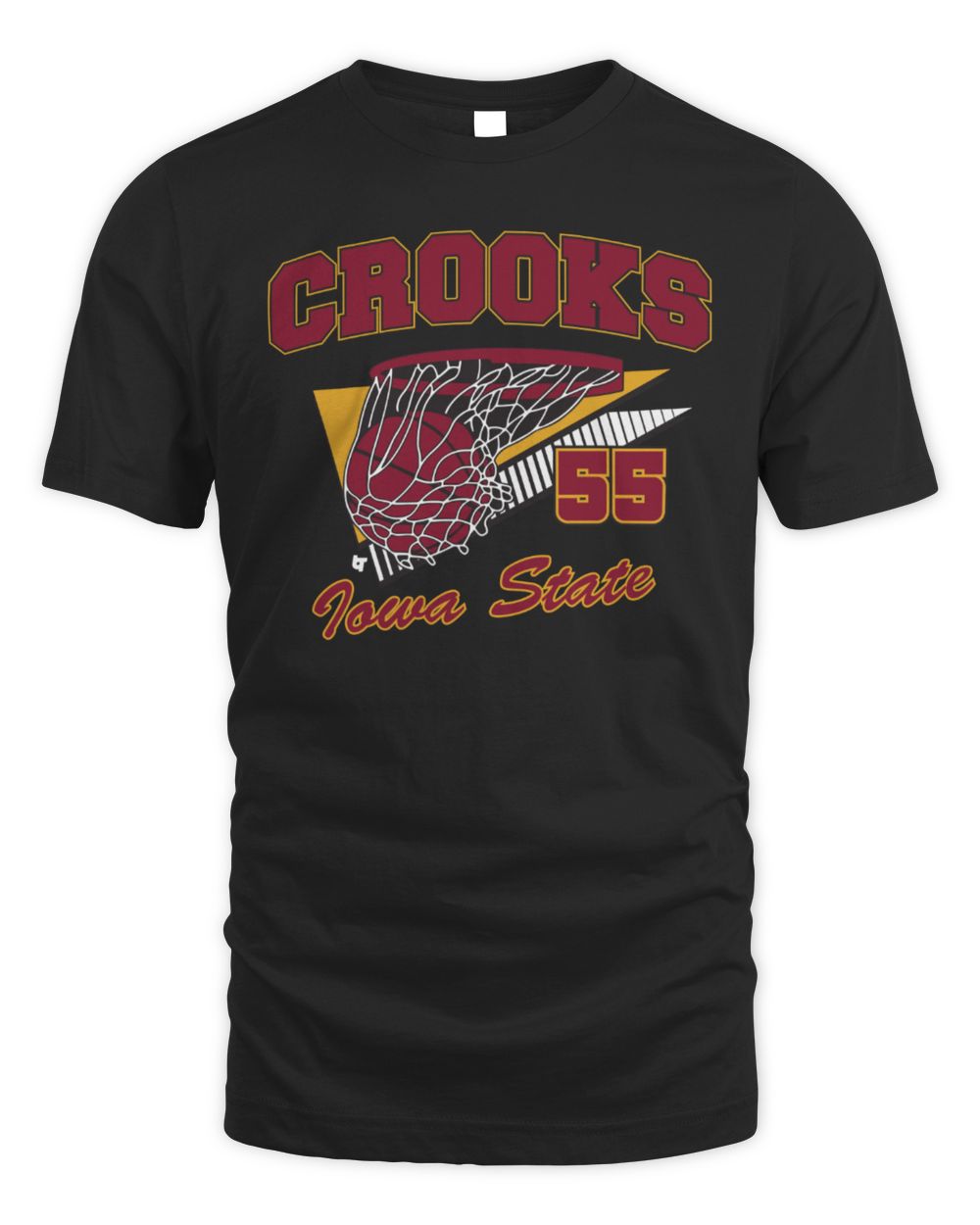Iowa State Basketball Audi Crooks Retro Swish T Shirt