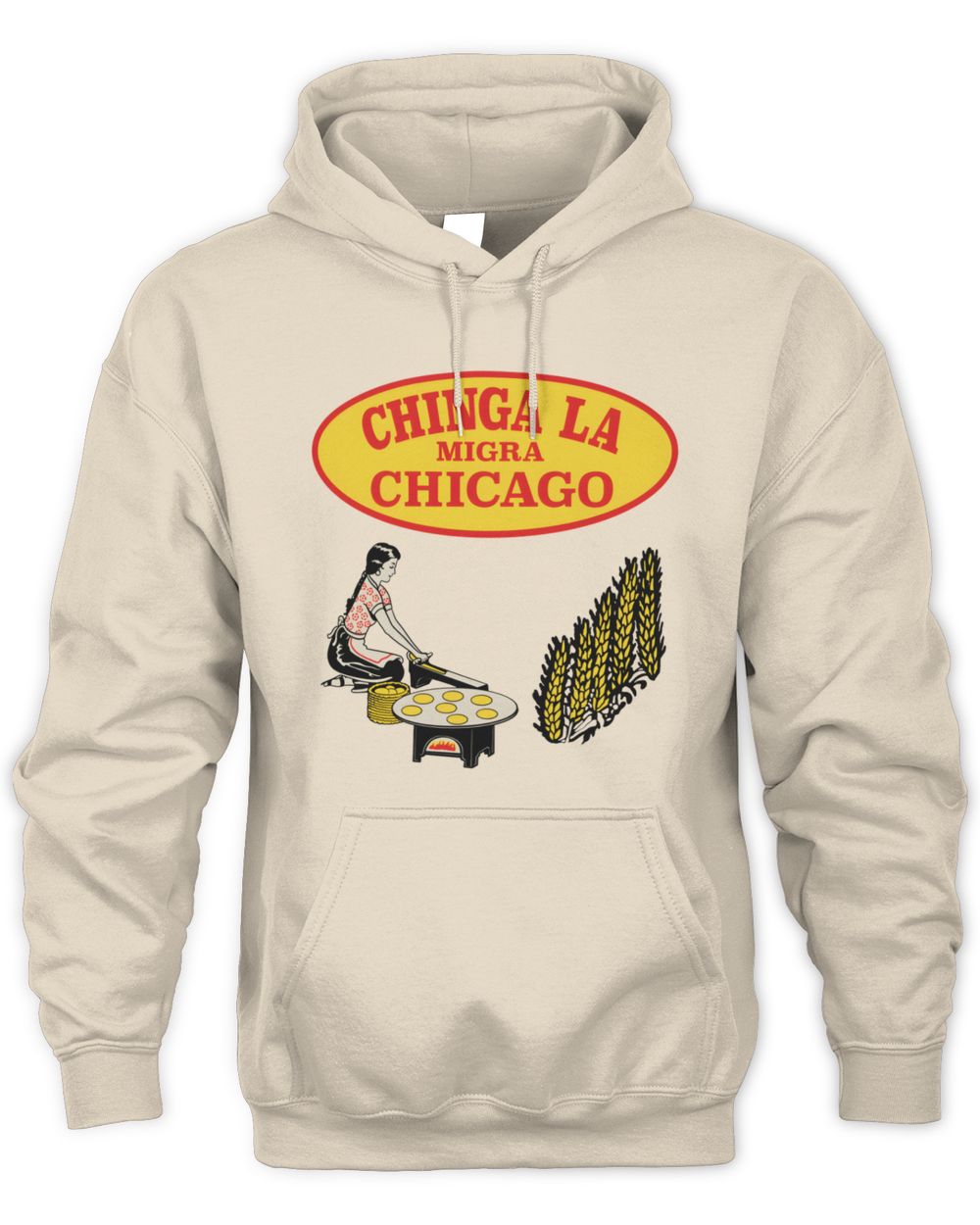 Harebrained Store Chinga La Migra Hoodie
