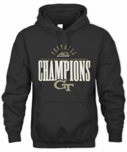 Georgia Tech Yellow Jackets 2025 ACC Football Conference Champions NCAA Hoodie