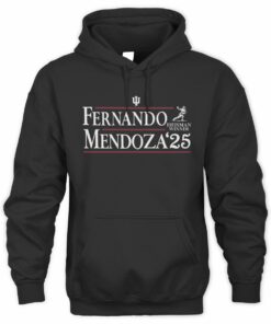 Fernando Mendoza Mens Indiana Hoosiers 2025 Heisman Winner Campaign Black Hoodie