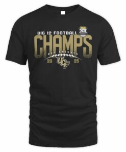 UCF Knights Conference Title 2025 Big 12 Champions T-Shirt