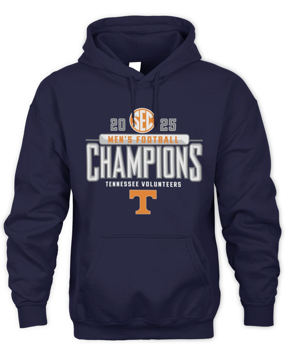SEC Football Champions 2025 Tennessee Volunteers Logo Hoodie