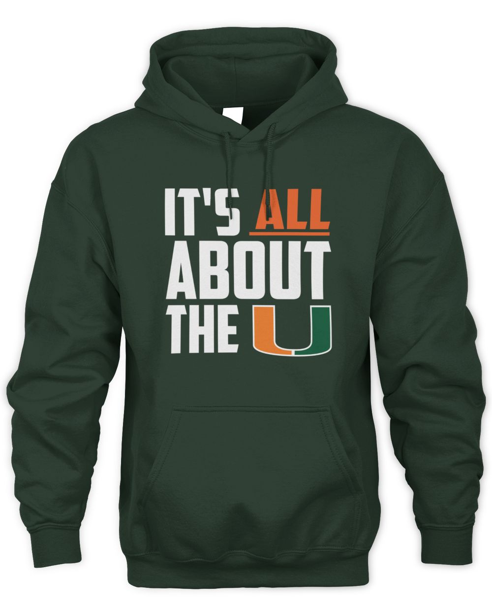 NCAA Shop Miami Hurricanes Hometown Collection All About The U Sweatshirt Hoodie
