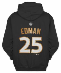 Dodgers 2025 World Series Champions Tommy Edman 25 Name Number Hoodie