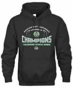 Official Colorado State Rams 2025 Mountain West Champs Logo Hoodie