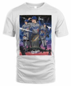 Los Angeles Dodgers 2025 World Series Champions Player Art T-Shirt