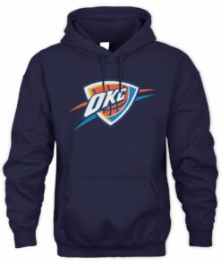 NBA Shop Oklahoma City Thunder Primary Logo Navy Official Hoodie