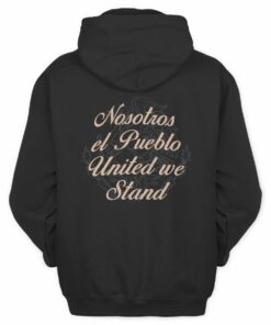 Porfa Merch Porfa Pueblo United Tee Black Hoodie