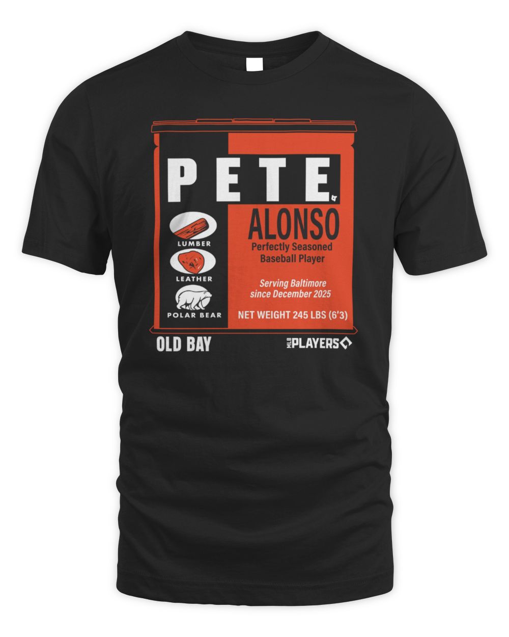 Pete Alonso Old Bay Can T Shirt