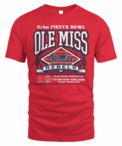 2026 Vrbo Fiesta Bowl Shop Ole Miss Rebels CFP Semifinal Power Frame T-Shirt