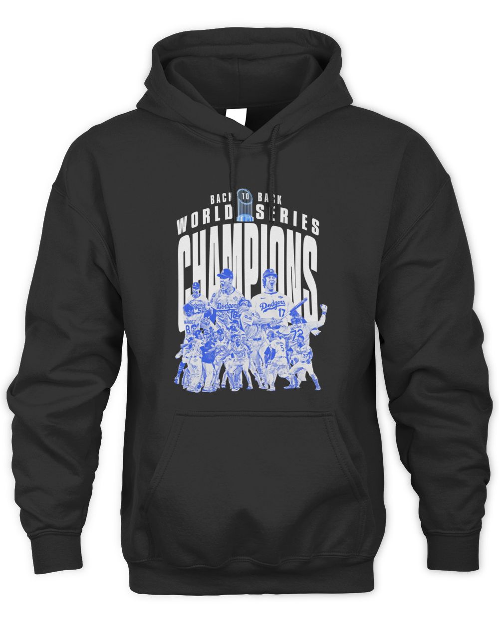 World Series Champs Dodgers Back 2 Back Celebration Hoodie